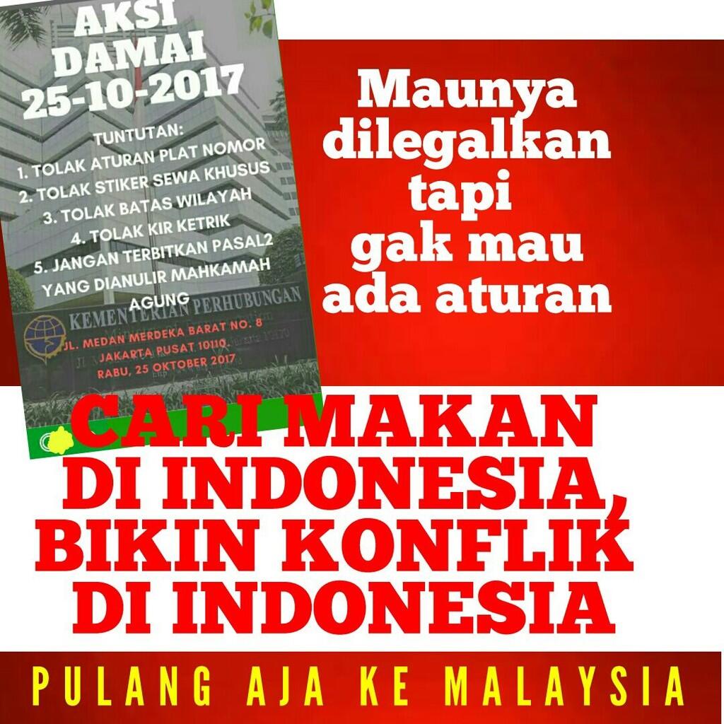 PERUSAHAAN TAKSI ONLINE SEBAR RATUSAN JUTA UNTUK AKSI DEMO DRIVER?