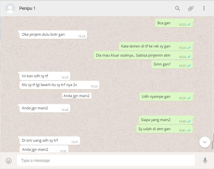 REKAMAN MODUS PENIPUAN E-CASH, 3 PENIPU DALAM 1 HARI (pengalaman pribadi)