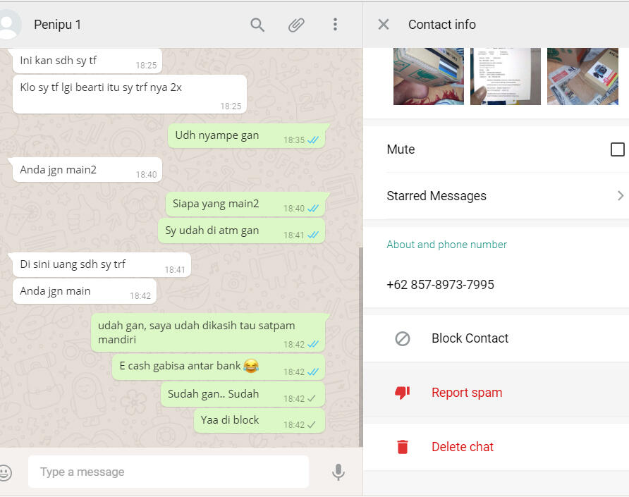 REKAMAN MODUS PENIPUAN E-CASH, 3 PENIPU DALAM 1 HARI (pengalaman pribadi)