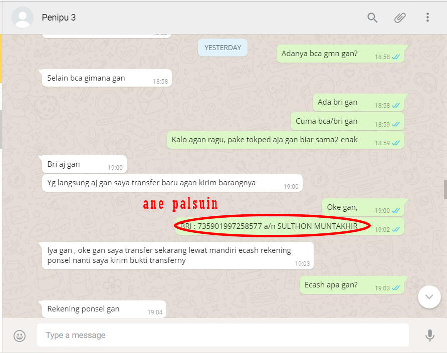 REKAMAN MODUS PENIPUAN E-CASH, 3 PENIPU DALAM 1 HARI (pengalaman pribadi)