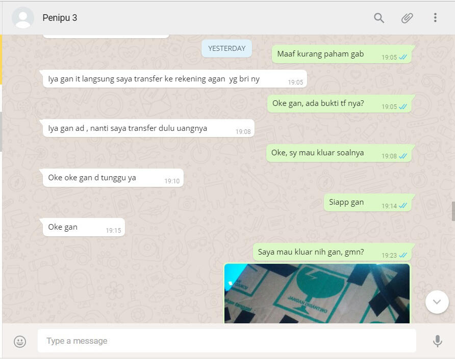 REKAMAN MODUS PENIPUAN E-CASH, 3 PENIPU DALAM 1 HARI (pengalaman pribadi)