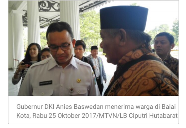 Anies: Balai Kota Tetap Terbuka