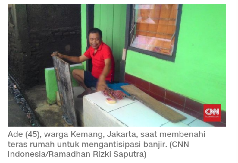 Cerita Warga Bandingkan Ahok dan Anies Saat Tangani Banjir