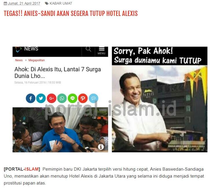 Soal Penutupan Alexis, Anies Baswedan: Saya Tak Perlu Didesak