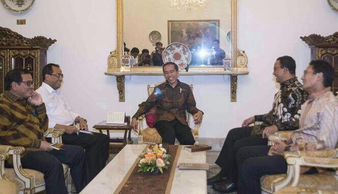 Beda Jokowi dan Jusuf Kalla Jamu Anies-Sandi