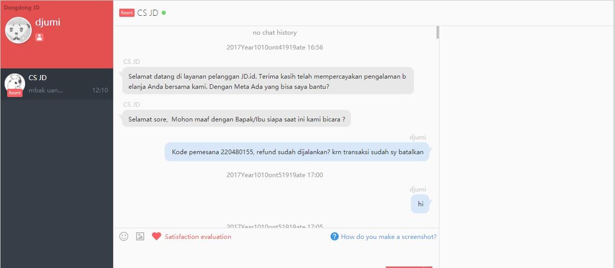 Refund di JD.ID ribet dan tidak jelas 