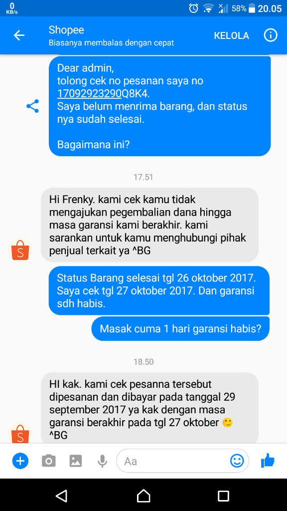 Hati-hati Belanja Di Shopee