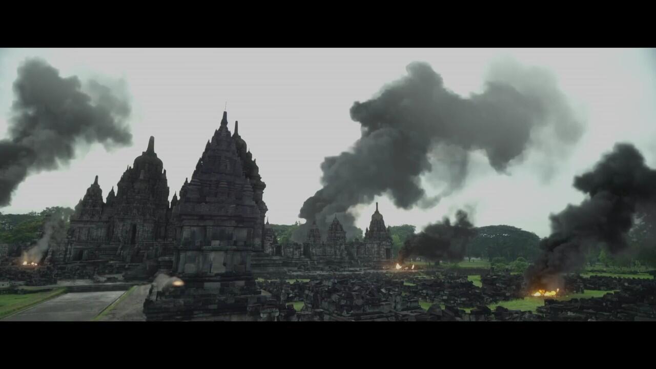 Mengejutkan, Candi Prambanan Luluh Lantak Diserang Mahkluk Asing