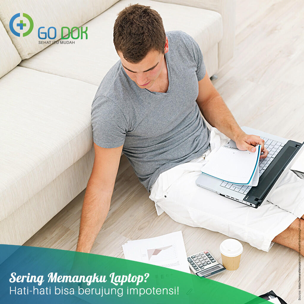 Meletakkan Laptop di Atas Paha Berujung Impotensi, Benarkah?