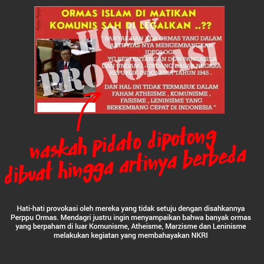Hoax Detected!!!Ternyata Video Pidato Mendagri di Edit Untuk Menyudutkan Pemerintah