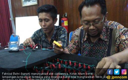 Fahrizal Ciptakan Alat Penghasil Listrik Berbahan Baku Air