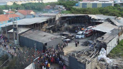 Kunjungi Lokasi Ledakan Di Pabrik Petasan, FSPMI-KSPI Temukan Fakta Yang Mengejutkan