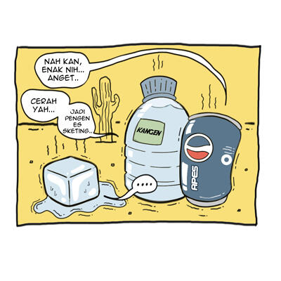 &#91;Comic Article&#93; Misteri Perubahan Wujud Zat | kertas.kindew