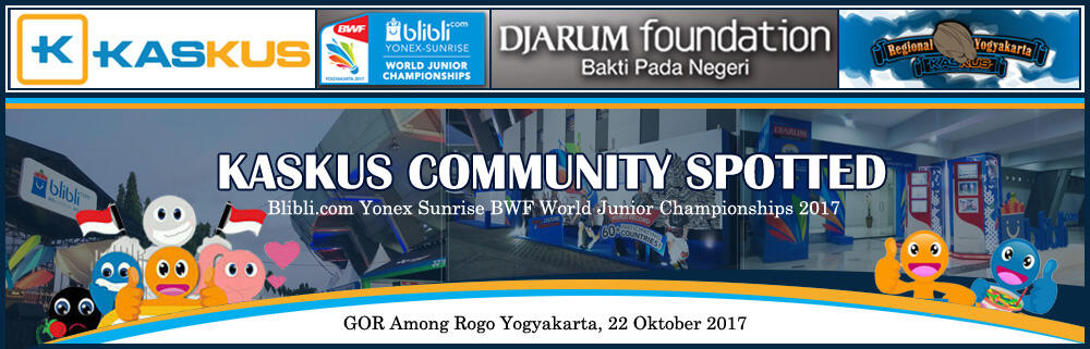 Funtastic Kaskus Community Spotted Event : BWF WORLD JUNIOR CHAMPIONSHIPS 2017