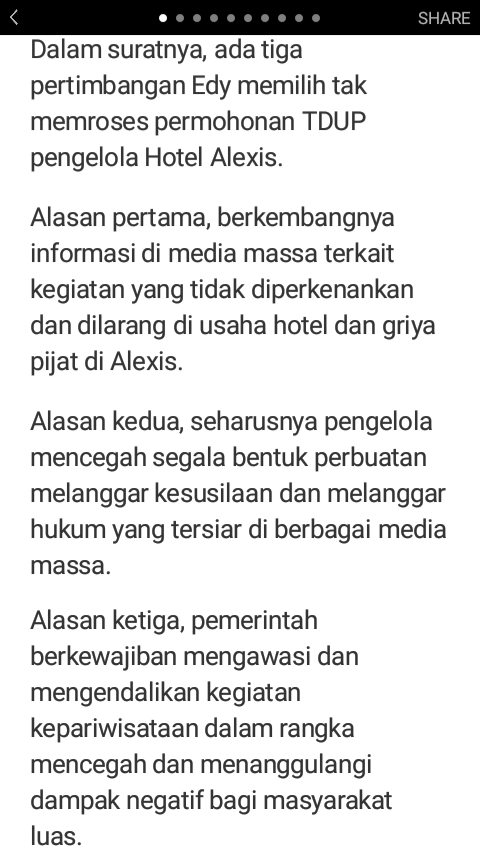 Anies wujudkn janjinya Alexis ditutup mulai hari-ini