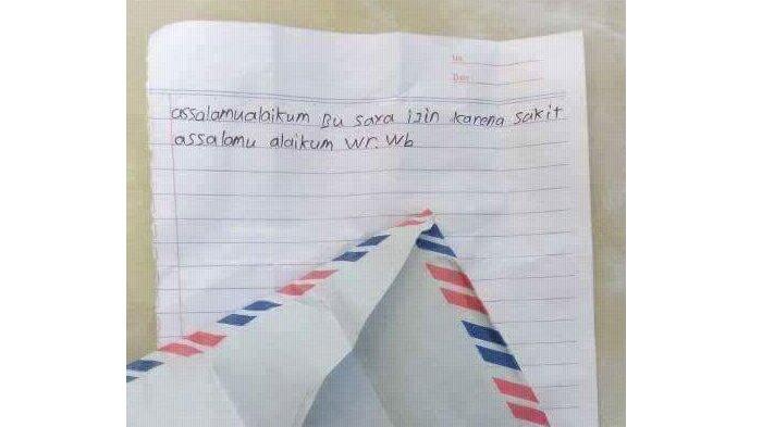 Lihat 'Kids Jaman Now' Ini Nulis Surat Izin, Singkat Banget Bikin Tepuk Jidat!