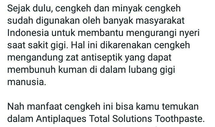 Antiplaque Pasta Gigi Untuk Gigi Sensitif