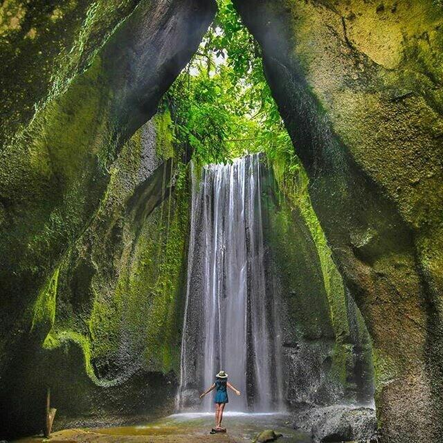  Pemandangan  Air  Terjun  dari Langit  Terindah Ada di Tukad 