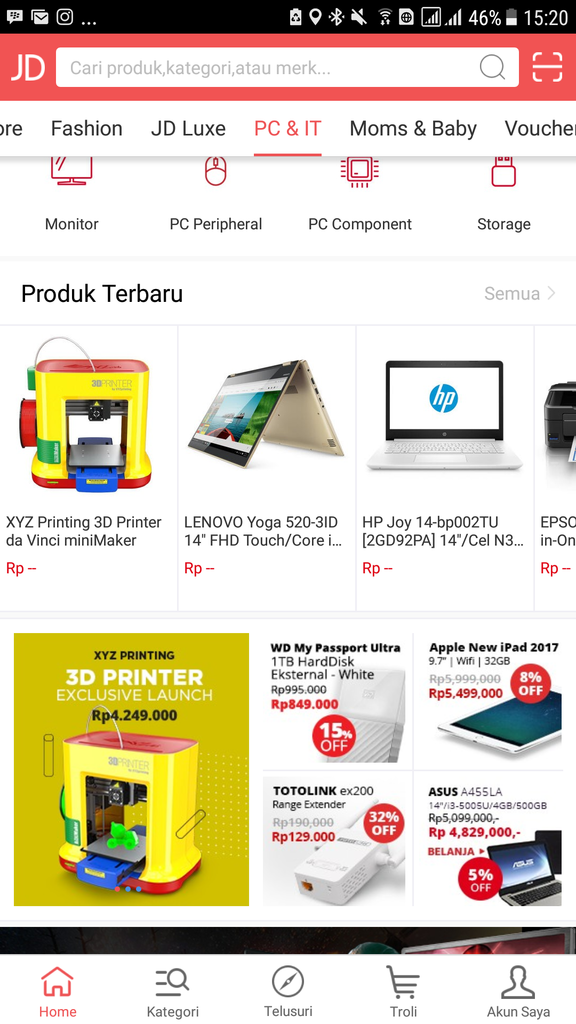 Belanja di JD.ID barang tidak sesuai deksripsi