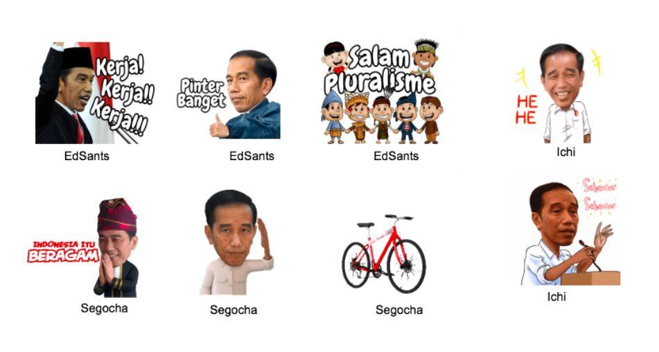 Ini Dia Sticker LINE Pilihan Presiden Jokowi, Download Yuk 