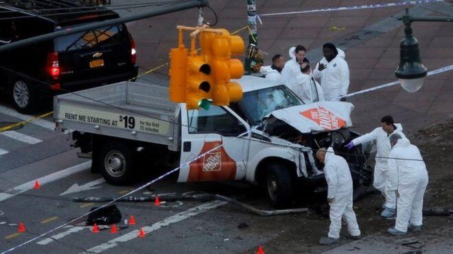 Begini Penampakan Paska Serangan Teror Mobil di New York!