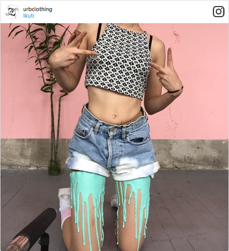 Di Instagram, Lagi Viral Model Fashion Kek Gini, Gan (Ngakak)