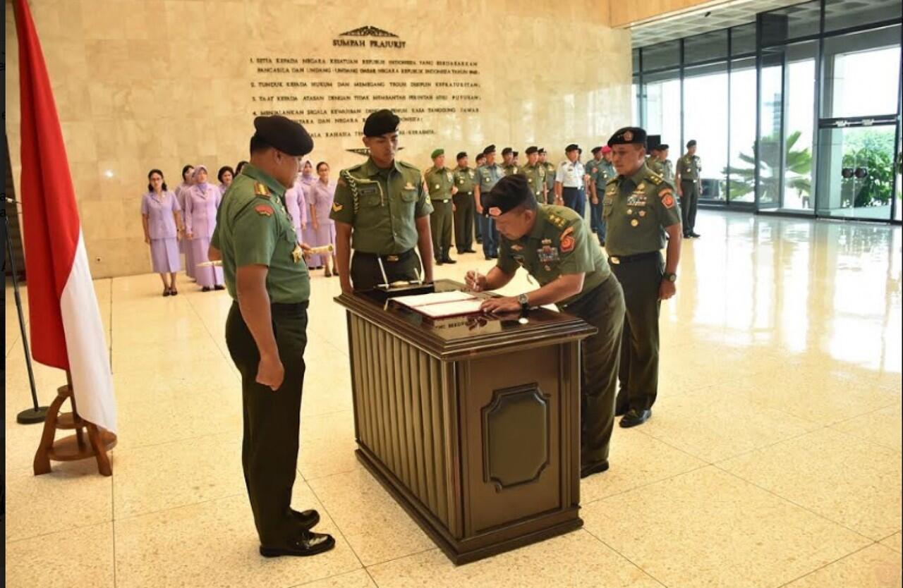 Panglima TNI Pimpin Serah Terima Jabatan Asisten Teritorial