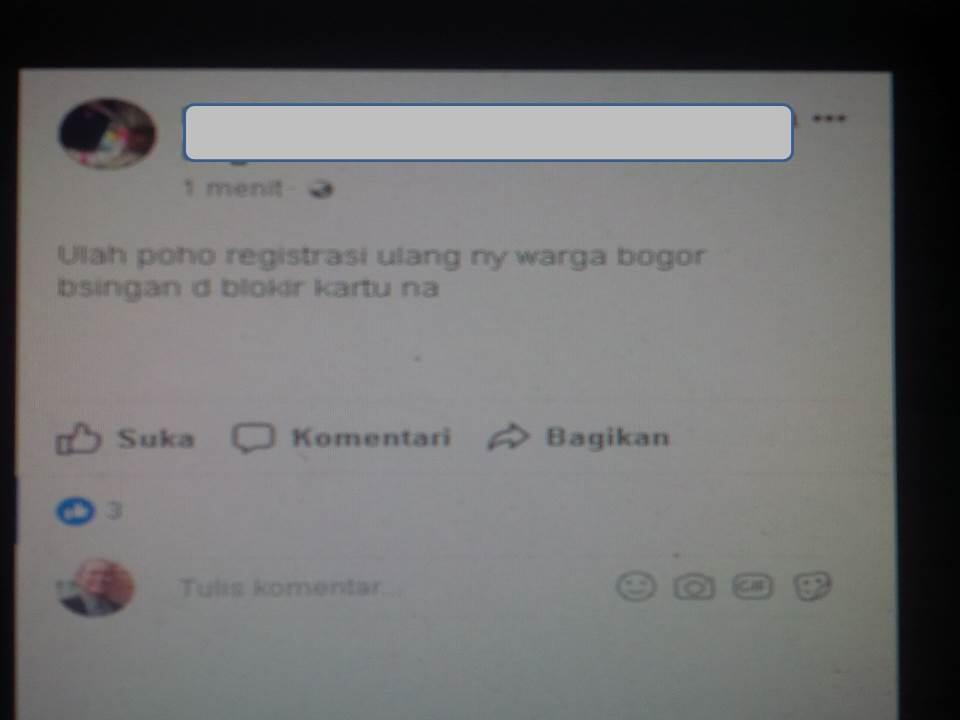 NYESEK, GAGAL REGISTRASI KE 4444