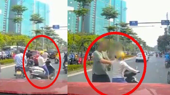 Mainan HP di Jalan, Emak-emak Ini Bikin Macet,Isi Layarnya Bikin Heboh Netter
