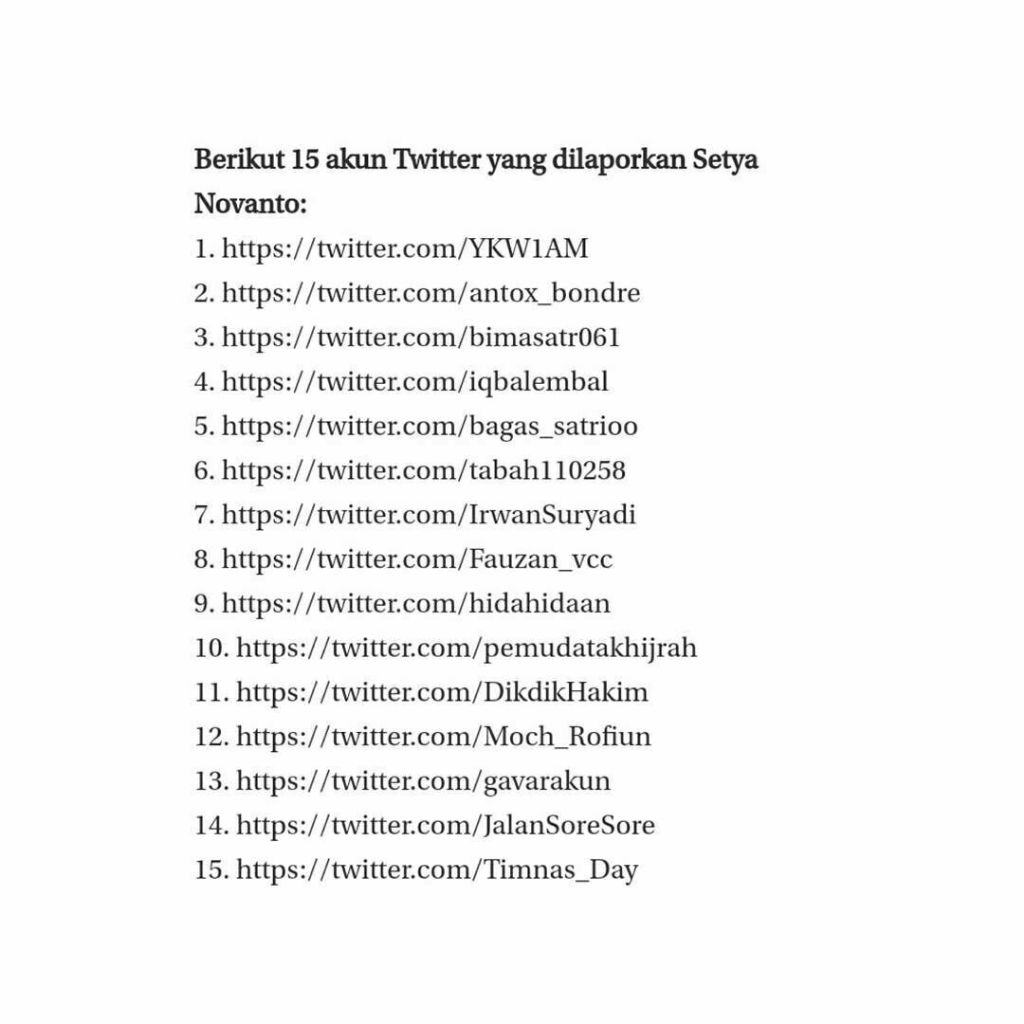 Akun-akun Yang Ngeledek Setnov Dilaporkan Polisi
