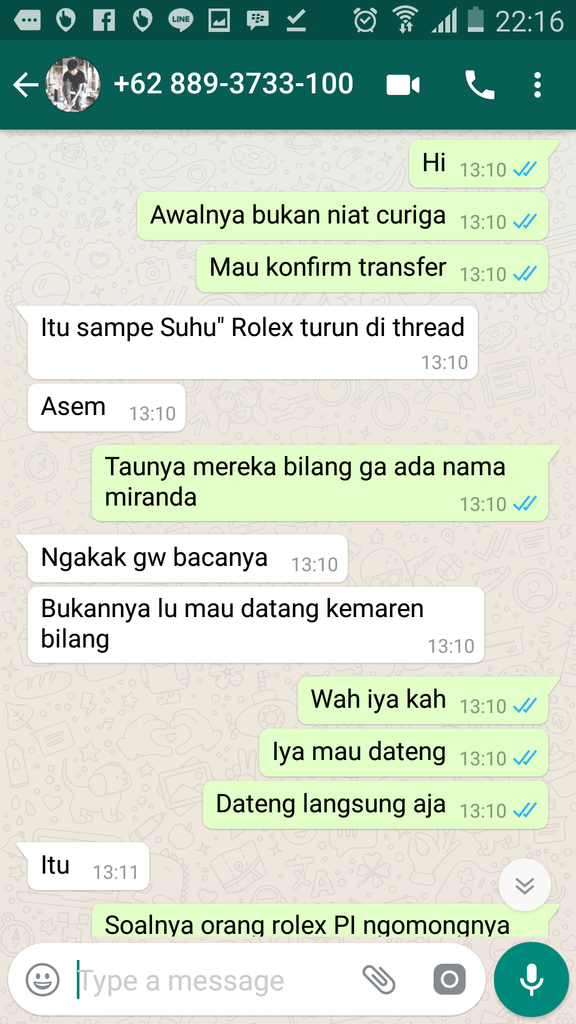 Penipuan Mengatasnamakan Orang Lain