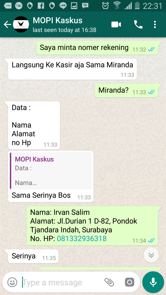 Penipuan Mengatasnamakan Orang Lain