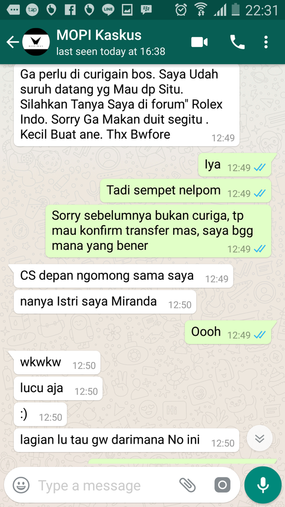 Penipuan Mengatasnamakan Orang Lain