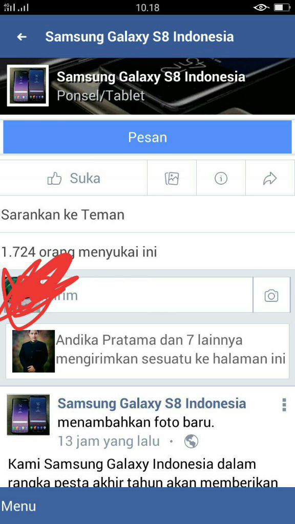 Cek Facebook Nemu Yang kaya Begian