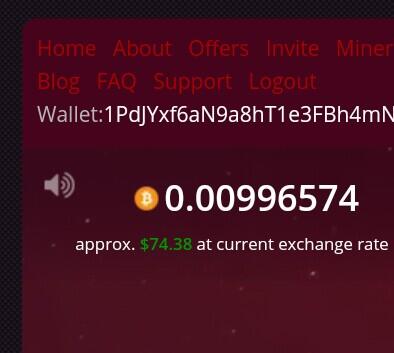 mantap Djiwa Seminggu Gabung udah dapet 0.01 BTC tanpa invest tanpa Deposit 