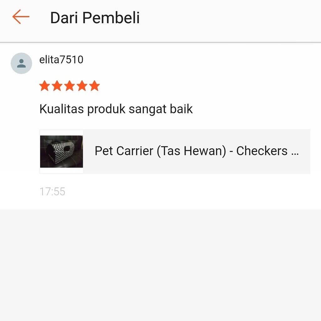 Pet Carrier (Tas Hewan) + Tali Strap