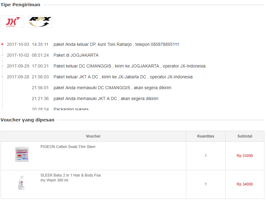 Kecewa jd.id Pesan di jd.id 1 Bulan Paket Belum diterima