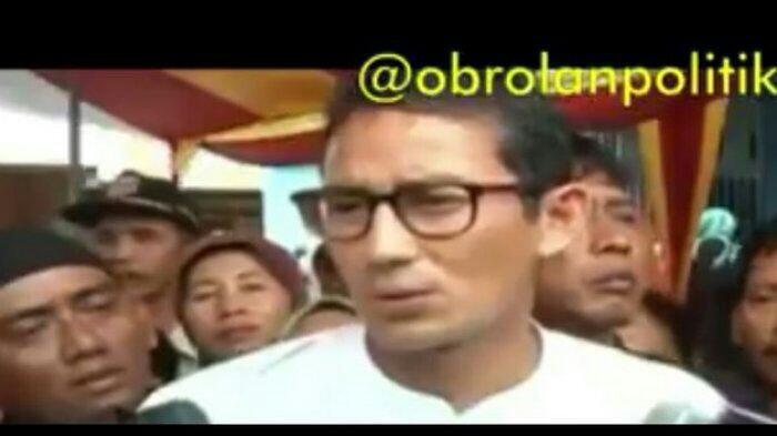 Tata Bahasa Sandiaga Uno yang Amburadul Dibully Warganet, Simak Videonya