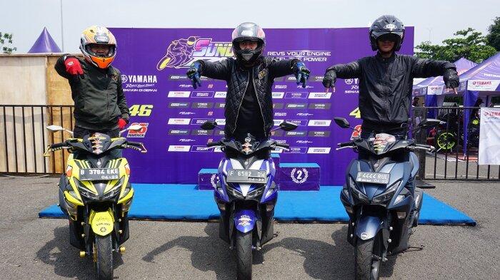 Komunitas Aerox 155 Riders Club Indonesia Unjuk Gigi di YSR Seri 4