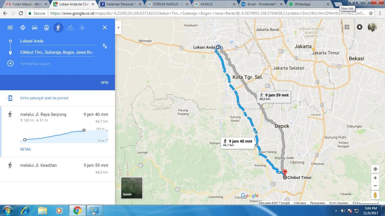 GOOGLE MAP LAGI LINGLUNG