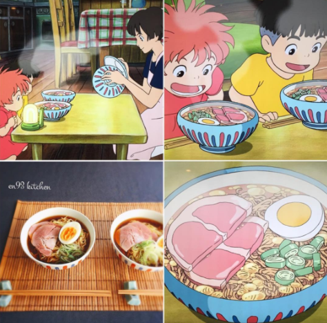 Perempuan Ini Jadikan Makanan di Animasi Studio Ghibli Nyata