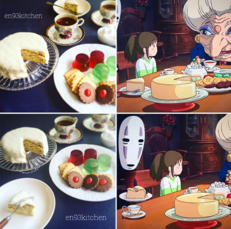 Perempuan Ini Jadikan Makanan di Animasi Studio Ghibli Nyata