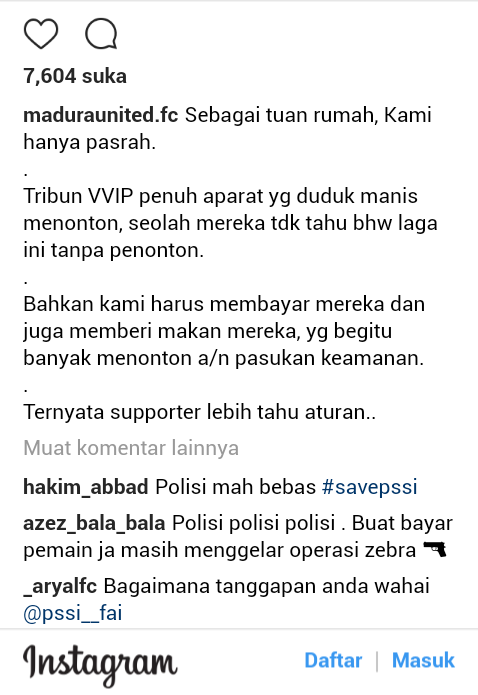 Madura United Merasa Diintimidasi saat Menjamu Bhayangkara FC?
