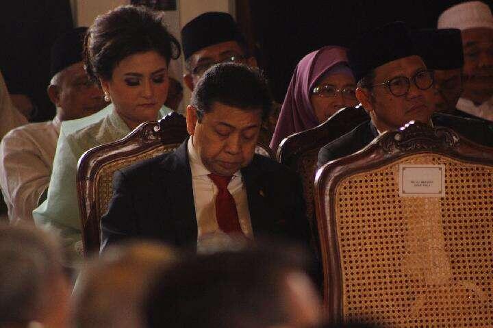 Ngantuk di Nikahan Kahiyang Ayu, Setya Novanto Mengaku Khusyuk