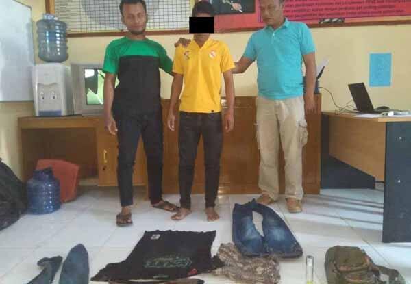 Maling Baju, Dicuci Lalu Dijemur, Ketahuan Pemilik, Langsung Ditangkap Polisi