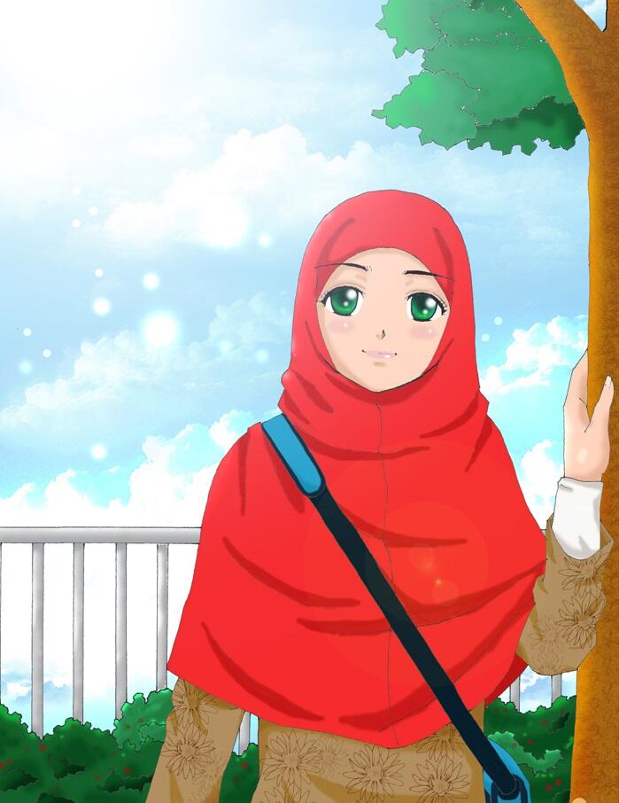 Suatu Sore : Sosok Jilbab Merah Itu