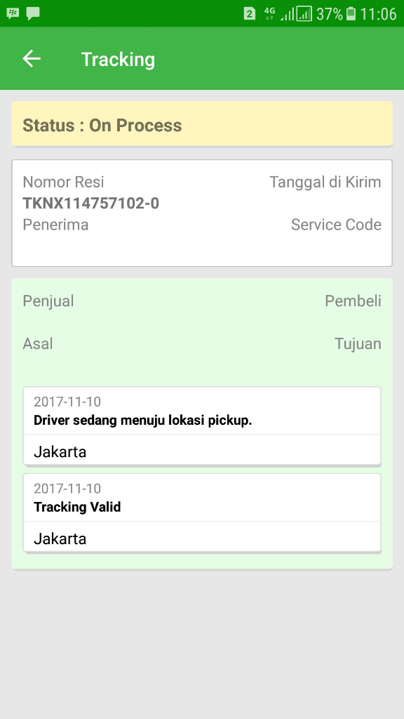 1st Experience Menggunakan Ninja Xpress