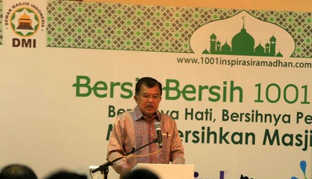 Jusuf Kalla Ingin Ada Aplikasi Masjid Mirip Gojek