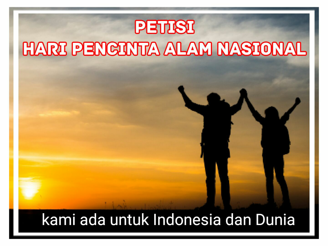 Petisi Hari Pencinta Alam Nasional