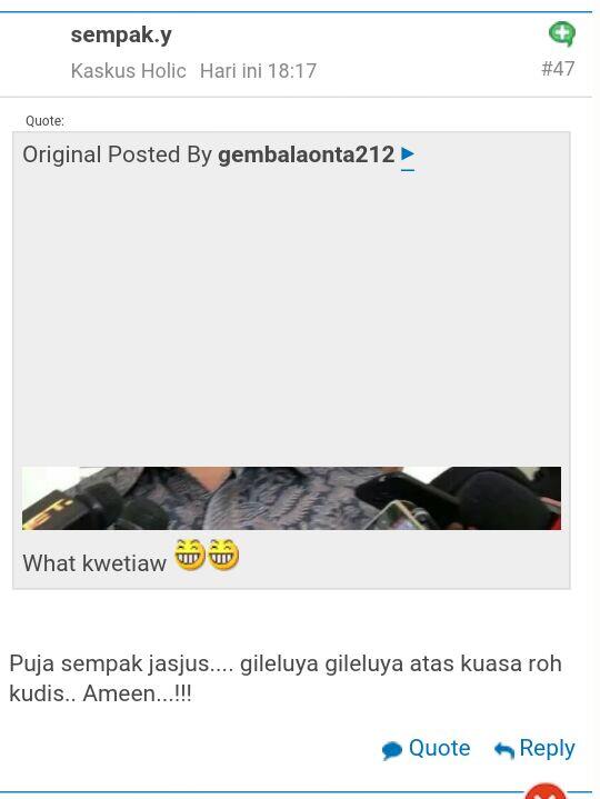 Suara Pembaca / Laporan Forum BP Raya - Part 1